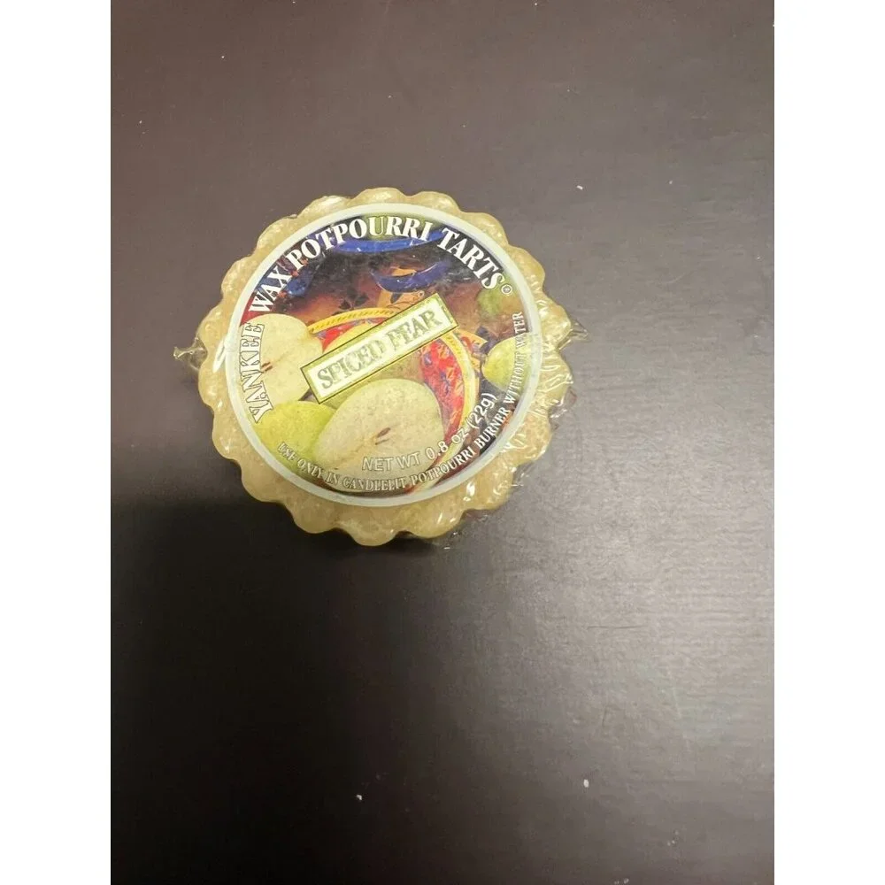 Yankee Candle Spiced Pear Wax Tart 579463 Potpourri New .8 oz‎ Home Fragrance